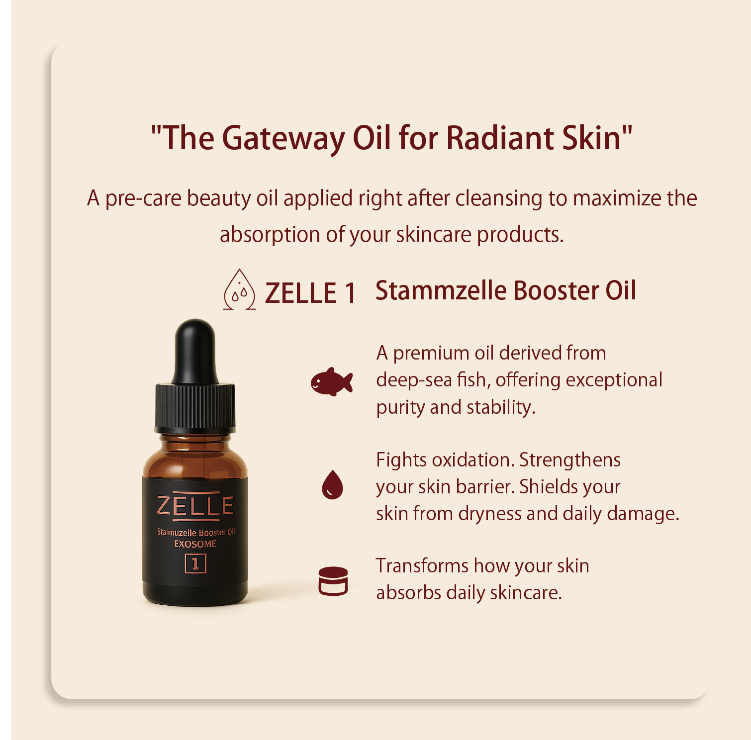 ZELLE 1 Booster Oil